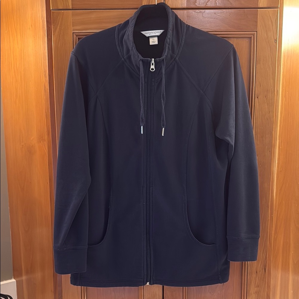Christopher & Banks Navy Blue Petite Large Jacket